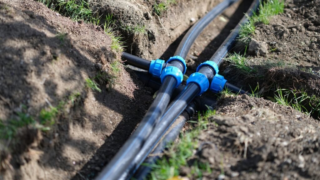 Water line installation